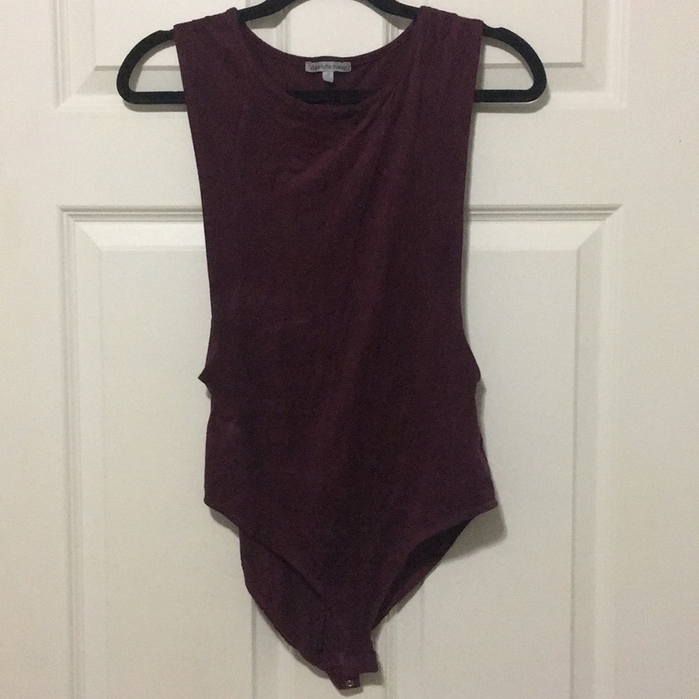 Maroon bodysuit